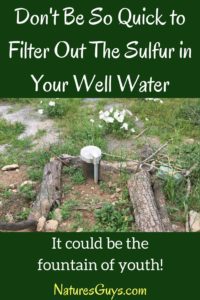 sulfur in well water