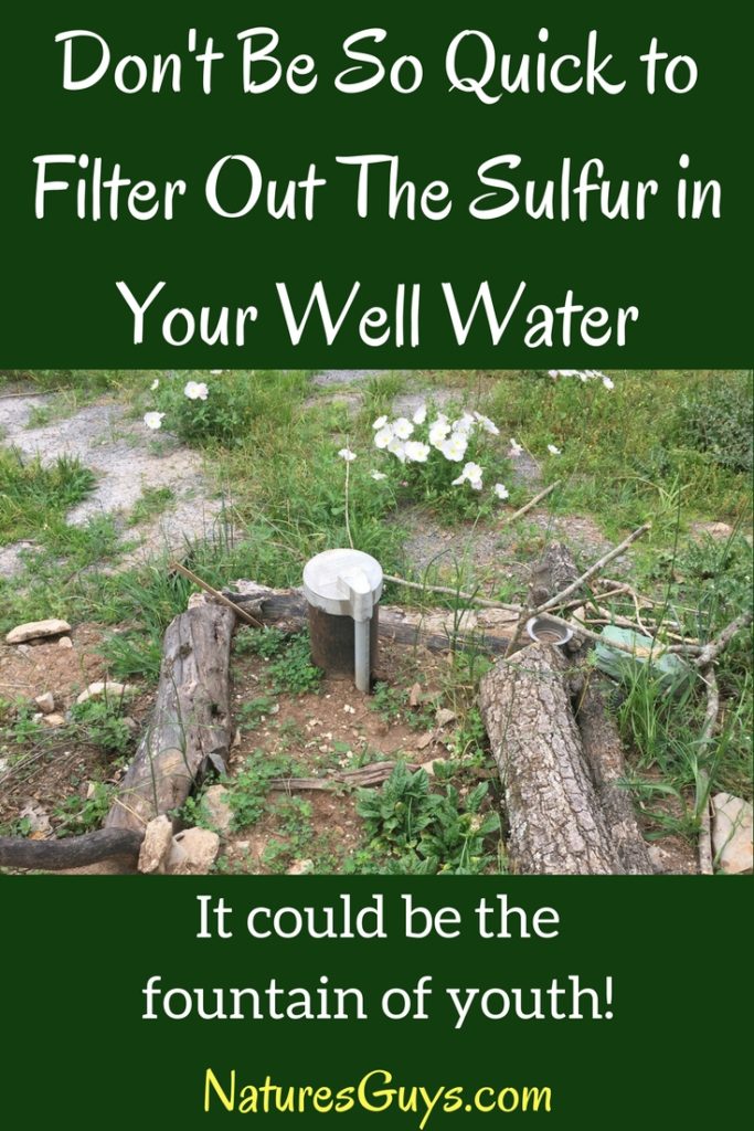 Wondering what to do if your well water smells like sulfur? After reading this, you may be counting your blessings that your water does smell like rotten eggs. Health benefits to sulfur in your water.