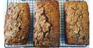 Cushaw bread recipe with no processed sugars. Sweetened with dates, raisins, honey, molasses, and applesauce. Sugarless.