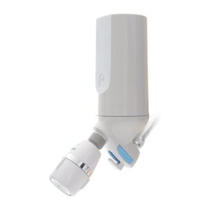 Pelican shower head water filtration system to clean stinky well water.