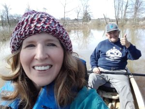 Borrowing a lost Mad River Canoe on the West Chickamauga Creek