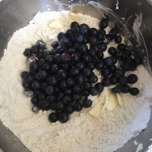 Blueberry biscuit recipe